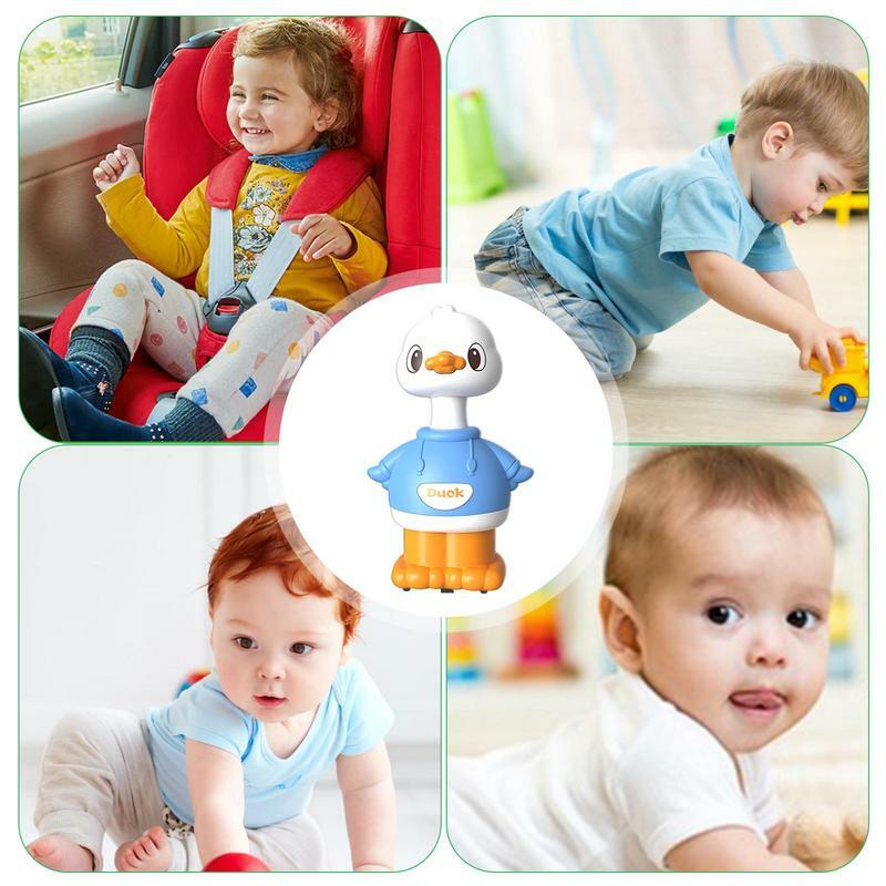 Animais Inércia Toy Cars para bebês, pato, fricção, imprensa e ir, infantil Play Veículos