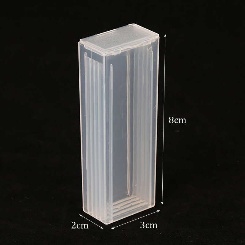 5 шт., портативная пластиковая коробка-диспенсер для микроскопа