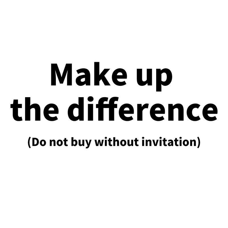 Machen Sie den Unterschied, kaufen Sie nicht ohne Einladung