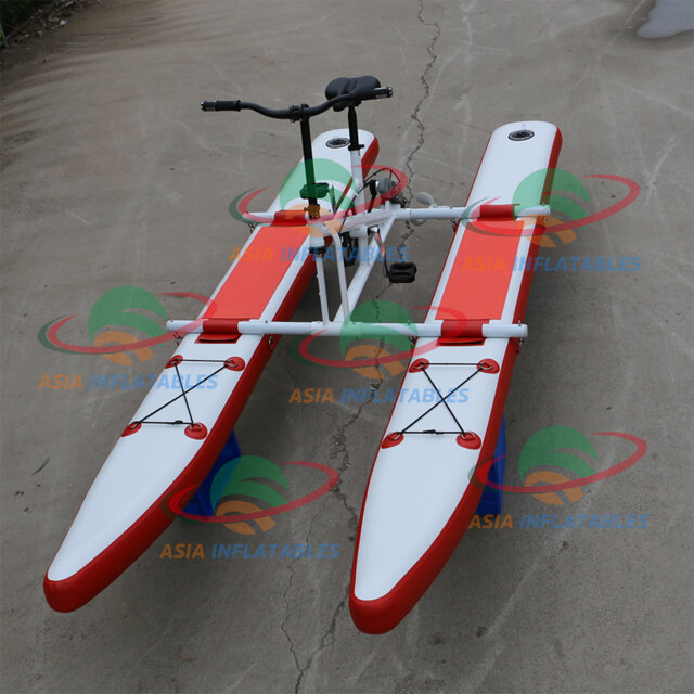 Bicicletta galleggiante gonfiabile della boa del punto di goccia della bici dell'acqua di sport della bici dell'acqua del ciclo del mare