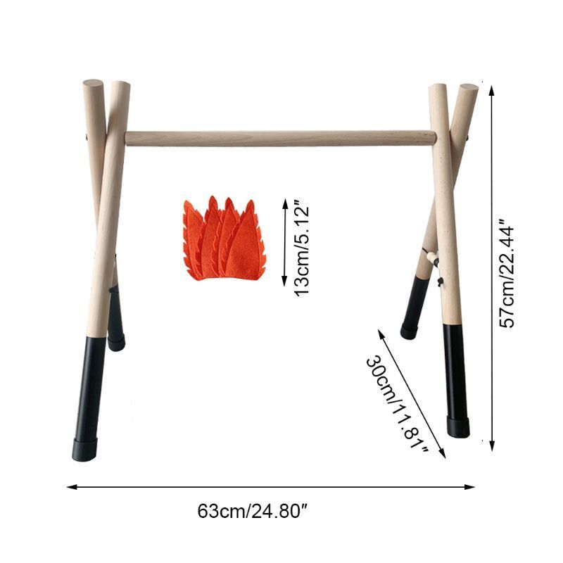 C5AA Nordic простая деревянная стойка для фитнеса украшения для детской комнаты Baby Play Gym Bar