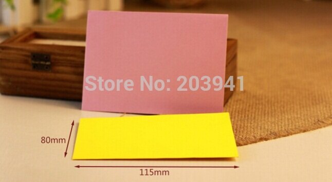 100Pcs Mini Vintage Paper Envelopes Candy Colors Postcard Wedding Gift Invitation Envelope Office Stationery Paper Bag