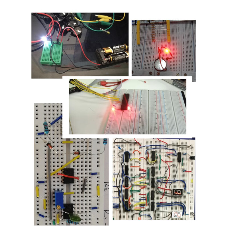 140/350/560/620/840PCS Protoboard Breadboard Jumper Wire Kit per PCB Bread Board circuiti di prototipazione di Test universali fai da te