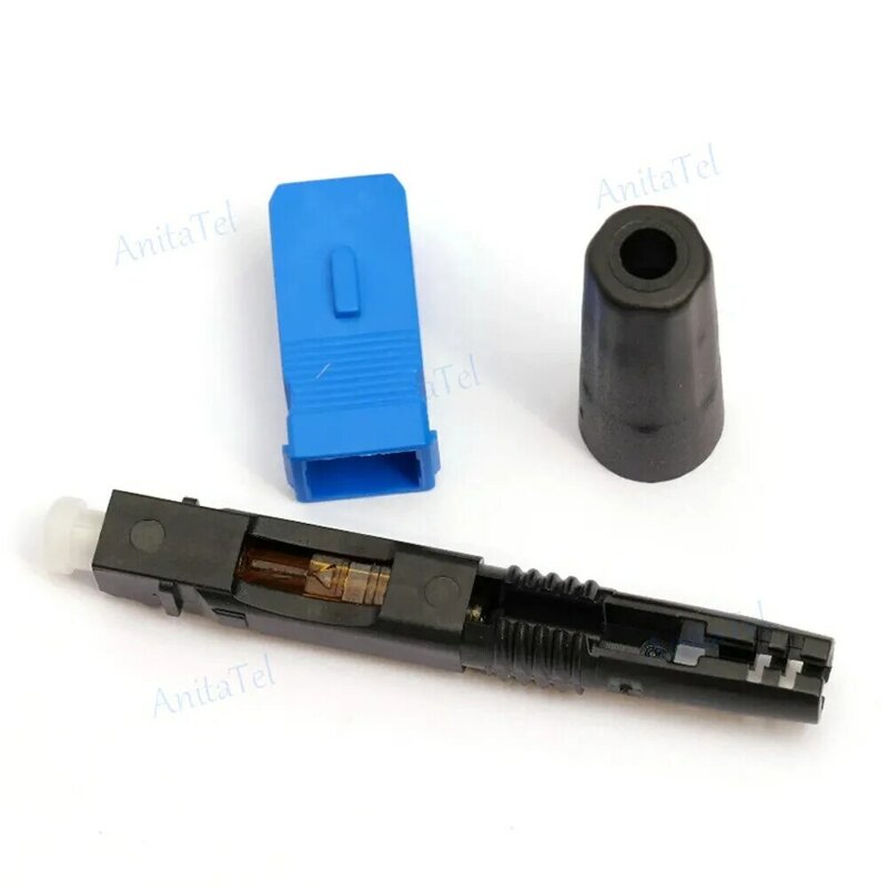 Fiber Sc Upc Fast Drop Wire Optische Snelconnector Voor Afgedekte Glasvezel-Snelconnector