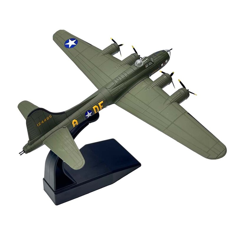 1/144 Scale WWII US B17 B-17 Flying Fortress Heavy Bomber Metal Military Airplane Plane Toy Model Collection Gift
