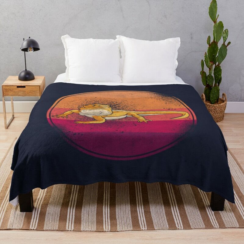 Одеяло с изображением медвежьего дракона, пушистое одеяло, роскошное многофункциональное одеяло