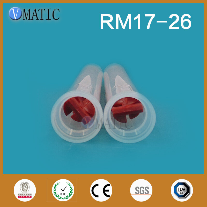 Mezclador estático de resina, boquillas de mezcla de RM17-26 para paquete dúo epoxis, 5 uds., Envío Gratis