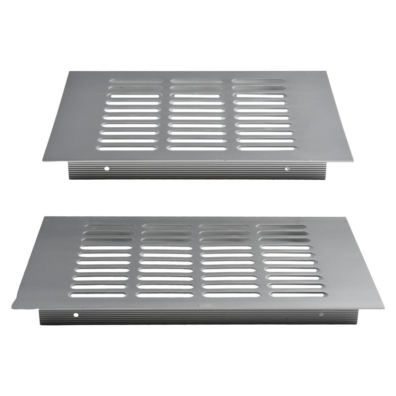 150mm Rectangular Cabinet Wardrobe Air Vent Grille Ventilation-Cover Air Vent Perforated Sheet Web Plate Home Improvement