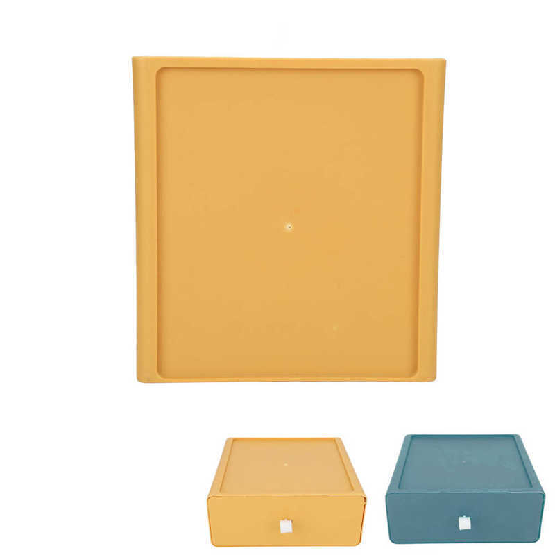 Kotak Penyimpanan Laci Kotak Laci Kosmetik Kapasitas Besar dengan Tali Pegangan untuk Rumah untuk Kantor untuk Meja Rias