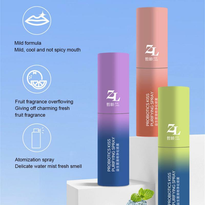 1~3 Pcs Fruity Probiotics Long-lasting Fresh Purifying Mouth Spray Probiotics Effectively Care For Oral Health Remove Bad Breath