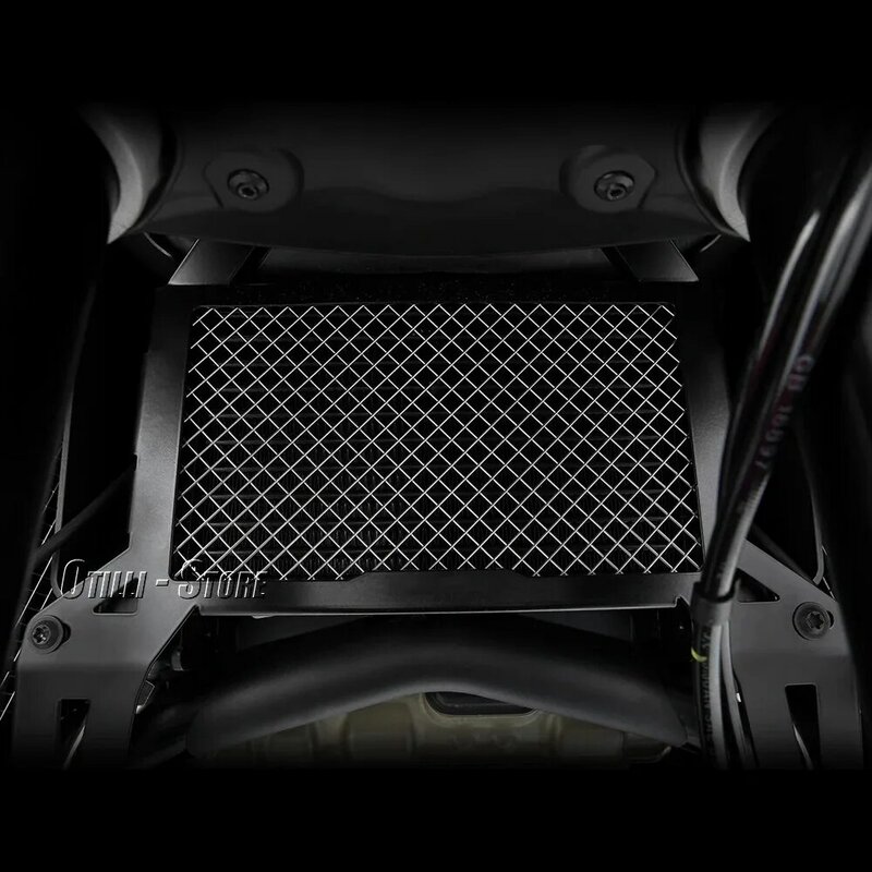 Akcesoria motocyklowe MULTISTRADA V4 chłodnica oleju Radiator osłona grilla czarny dla DUCATI Multistrada V4 2021 2022