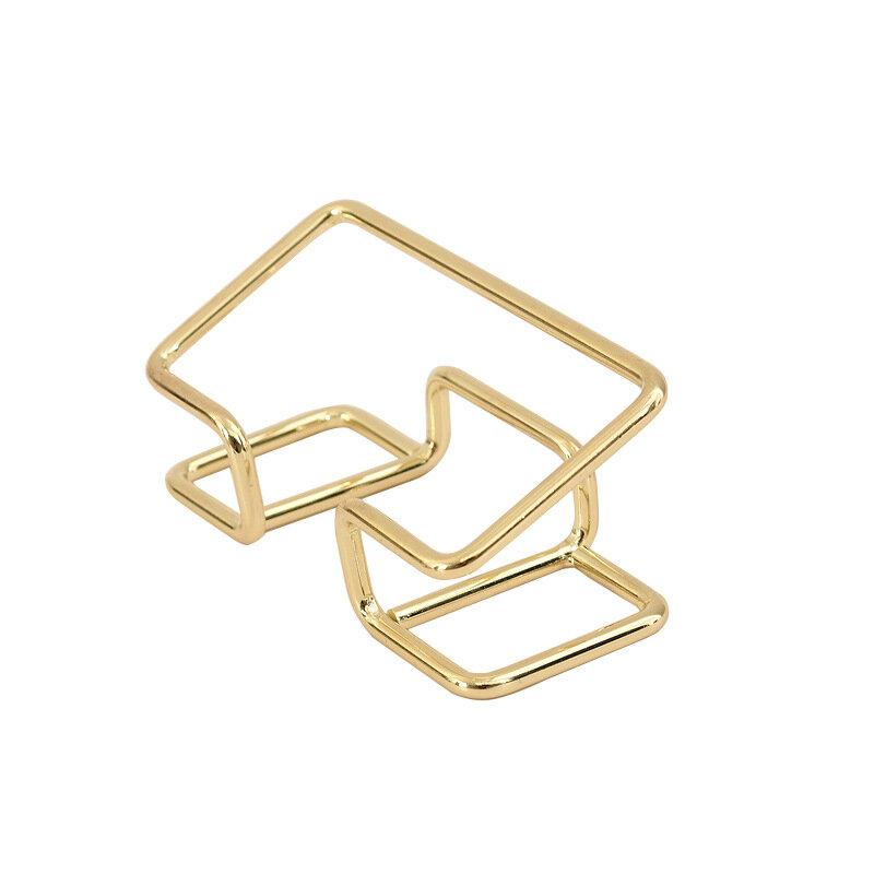 Einfache Metall Visitenkarte halter Tischplatte Gold Visitenkarte Schmiedeeisen Aufbewahrung sbox stehen
