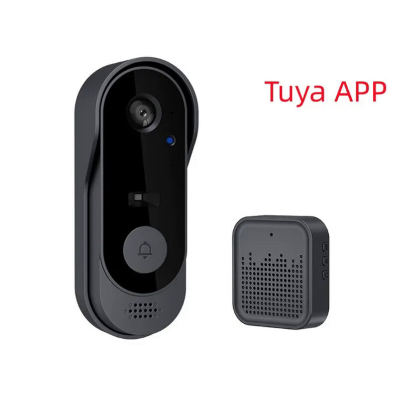 Campanello impermeabile senza fili WIFI campanello per videocitofono HD con fotocamera Tuya Smart Home per la protezione della sicurezza visione notturna