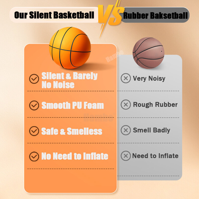 静かなバスケットボールサイズ7つの調整可能な静かなバスケットボールフォームバスケットボール24cmサッカースポーツおもちゃ
