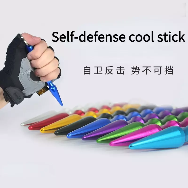 Outdoor women's multifunctional anti-wolf cool stick self-defense pocket hidden weapon tactical pen life-saving palm stick