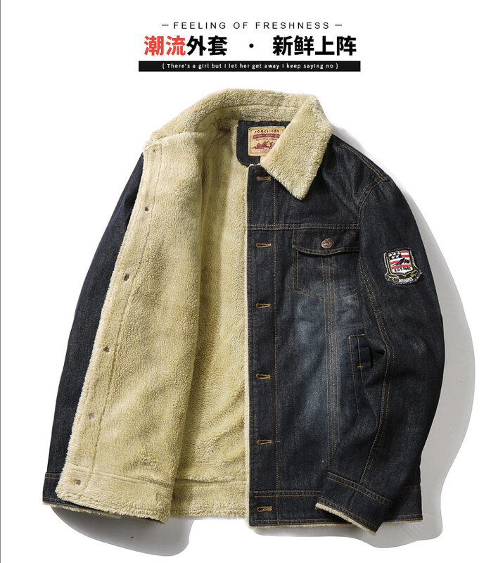 YOLANFAIRY 2024 Trend Men’s Winter Jacket Men Padded Denim Cotton Male Thick Motorcyle Coats Man Parkas 5XL Veste Homme