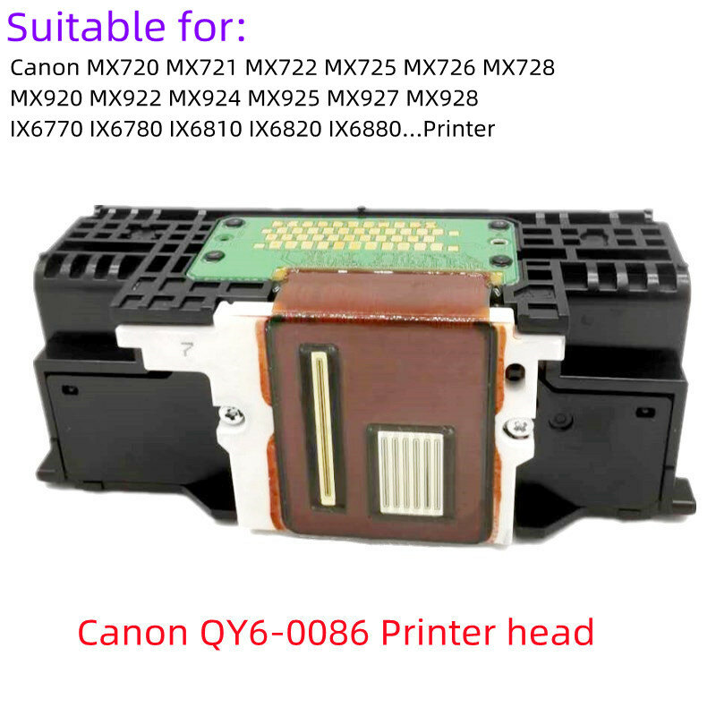 Kepala cetak QY6-0086 cetak untuk Canon IX6770 IX6780 IX6810 IX6880 MX720 MX721 MX722 MX725 MX726 mxistanbul MX920 MX922 MX924 MX925