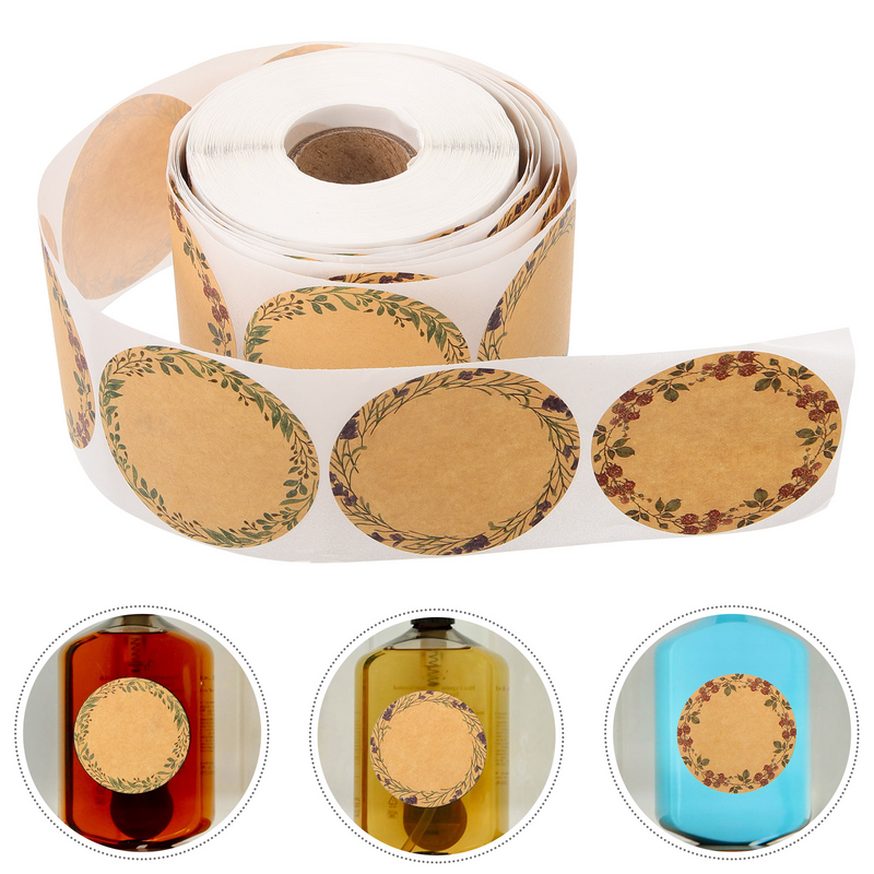 Label Sticker Sealing Stickers Decorative Scrapbook Labels Gift Packaging Paper Wrapping Bag Adhesive Self-adhesive