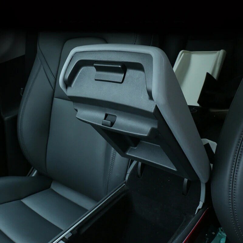 Model Y TPE Soft Case Car Center Console Arm Rest Lid Auto Central Armrest Box Pad Cover Latch for Tesla Model 3 Accessories Mat