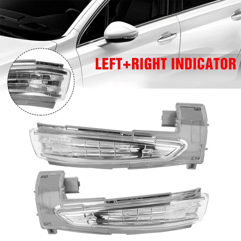 Car Wing Rear View Rearview Mirror Turn Signal Light Lamp 6325J4 6325J5 for Peugeot 508 Citroen DS5 C4