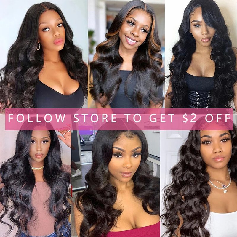 Body Wave Human Hair Bundles With Closure 100% Unprocessed Virgin Human Hair 3 Bundles With Transparent Lace Frontal ISEE Hair