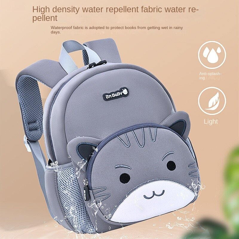 Детский водонепроницаемый и дышащий мягкий рюкзак с мультяшными животными для детей 1-6 лет