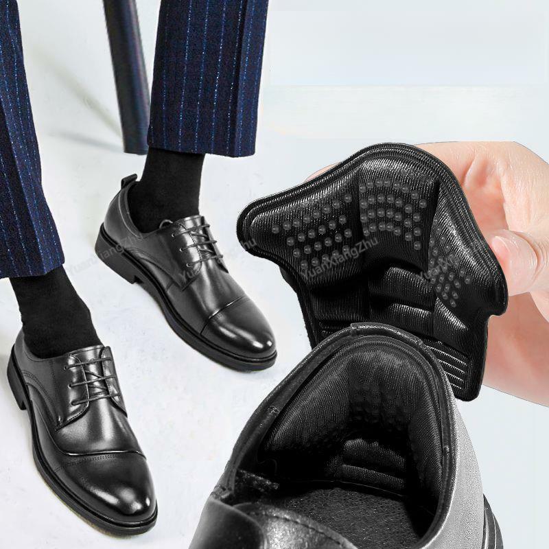 5D sepatu pelindung hak pria, Stiker nyaman sepatu kulit bantalan Sneakers sol pereda nyeri kaki dapat disesuaikan ukuran sisipan Perawatan Bantal