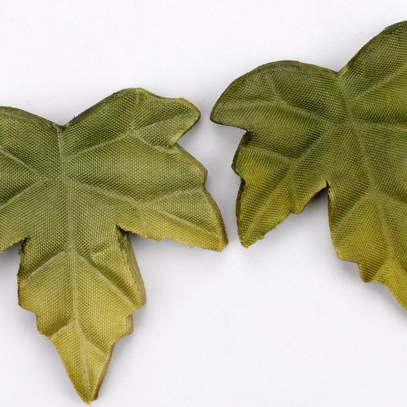 200x penyebar daun Maple buatan vas daun Maple pengisi kerajinan DIY membuat daun Maple palsu untuk meja makan dekorasi pesta