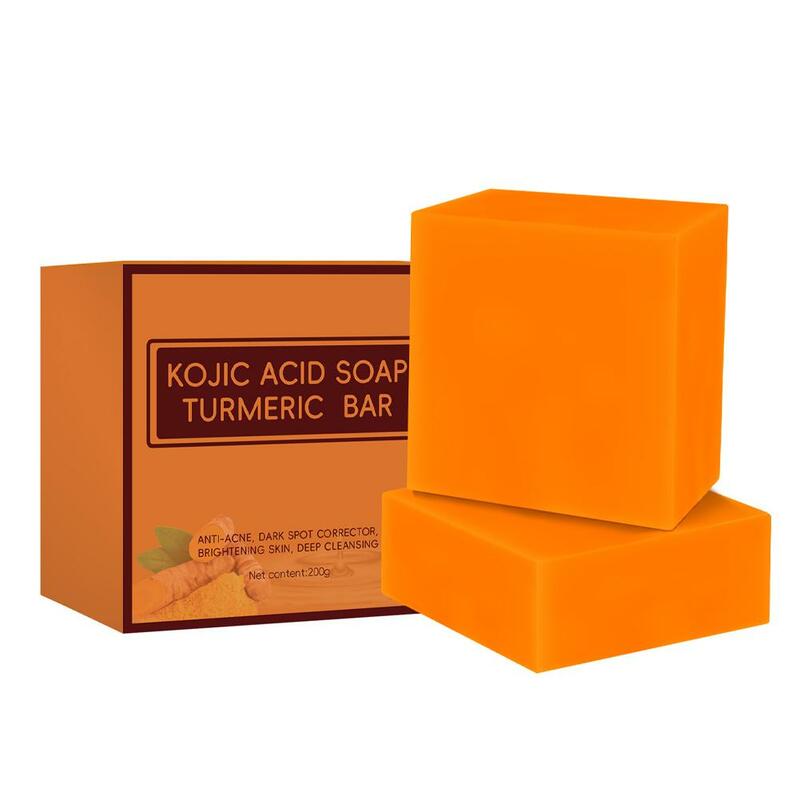 Kit de jabón de Ácido Kójico para limpieza de poros, Control de suciedad, aceite de limpieza de piel, blanqueamiento de espinillas, eliminación profunda de Acn antiacné, P0y7, 100g