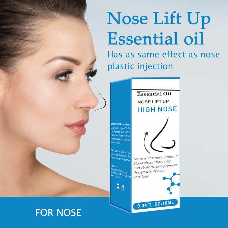 10ml Nose Up Heighten Essence Oil Nose Firming Lifting Moisturizer Natural Nose Care Thin Smaller Nose Oil Beauty Care Products