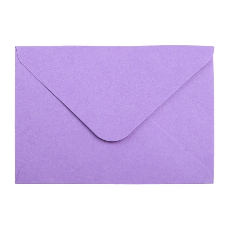 10 Pcs สีจดหมายซองจดหมาย Blank การ์ดขอบคุณ DIY ซองจดหมายสำหรับสำนักงานใบแจ้งหนี้จดหมายส่วนตัวคำเชิญ