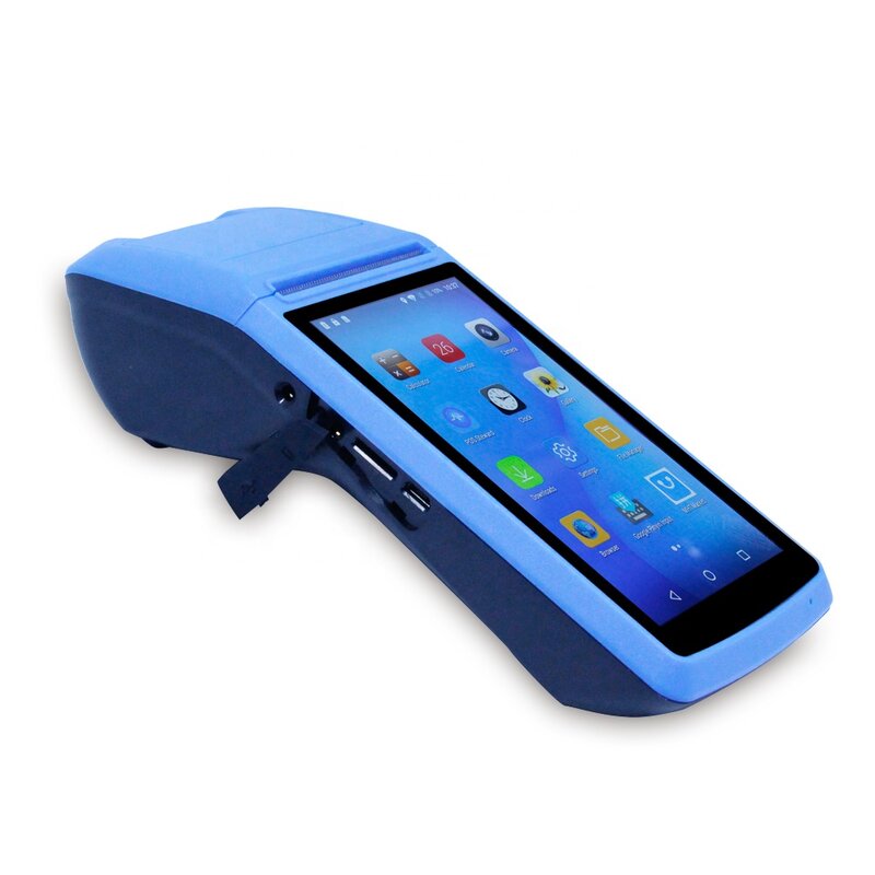 Android 8,1 Pda устройство, принтер и сканер Qr-кода, Мобильный Pos-терминал, телефон, кассовый аппарат, POS-принтер