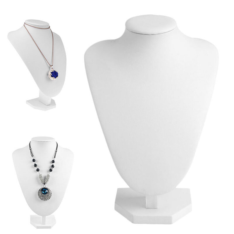 Y1ub display pescoço varejo para jóias mostrar colar busto manequim suporte