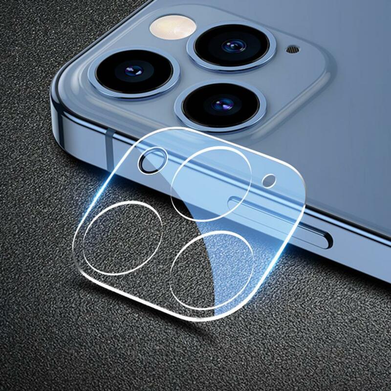 กระจกป้องกันเลนส์กล้องหลังโทรศัพท์น้ำหนักเบาสำหรับ iPhone 14 13 12 PRO MAX MINI