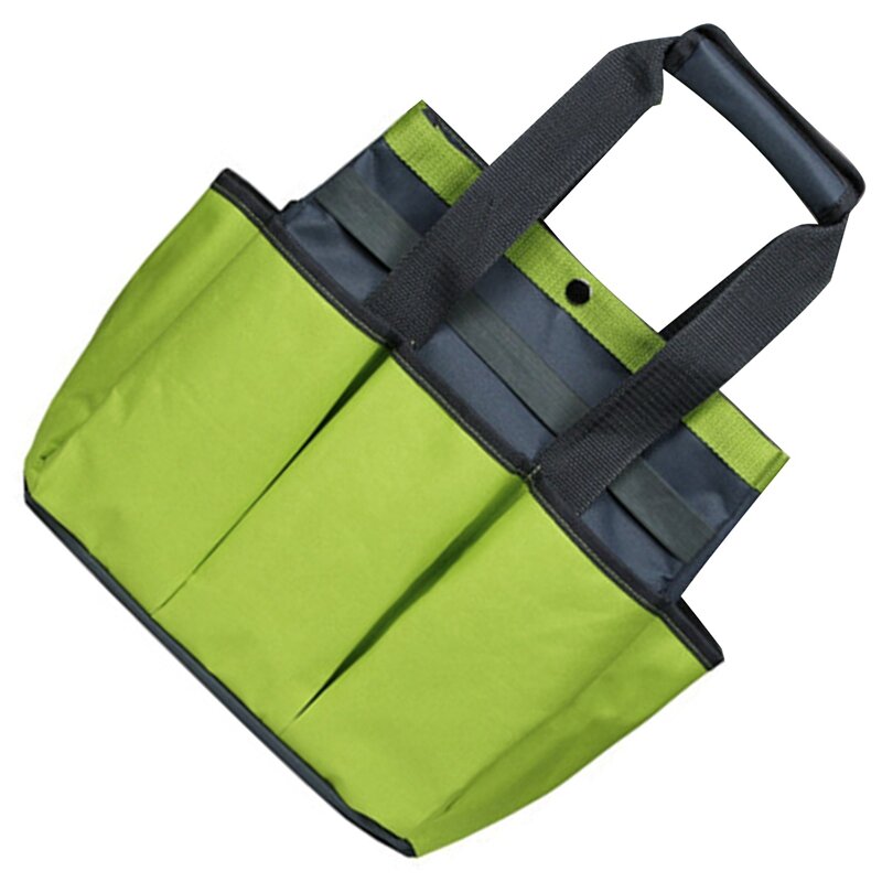 HOT SALE Customized Oxford Cloth Belt PE Board Large Capacity Garden Work Portable Garden Tool Bag Pruning Tool Storage Bag