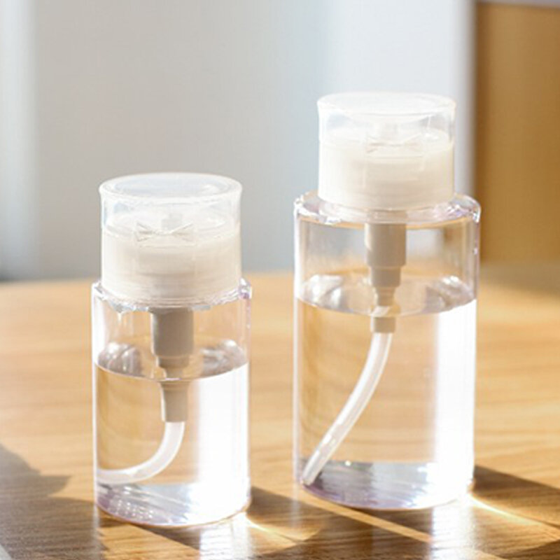 Bottiglie riutilizzabili per unghie da 150/180ml Dispenser per pompa a pressione vuota strumento per Manicure per bottiglia di trucco per la rimozione dello smalto per unghie