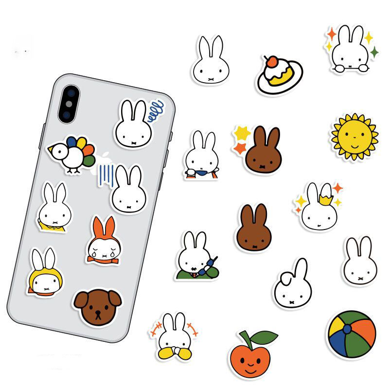 40 Sheets Kawaii Sanrio Stickers Miffys Cute Anime Waterproof Notebook Album Stickers Cell Phone Case Stickers Toys Girls Gift