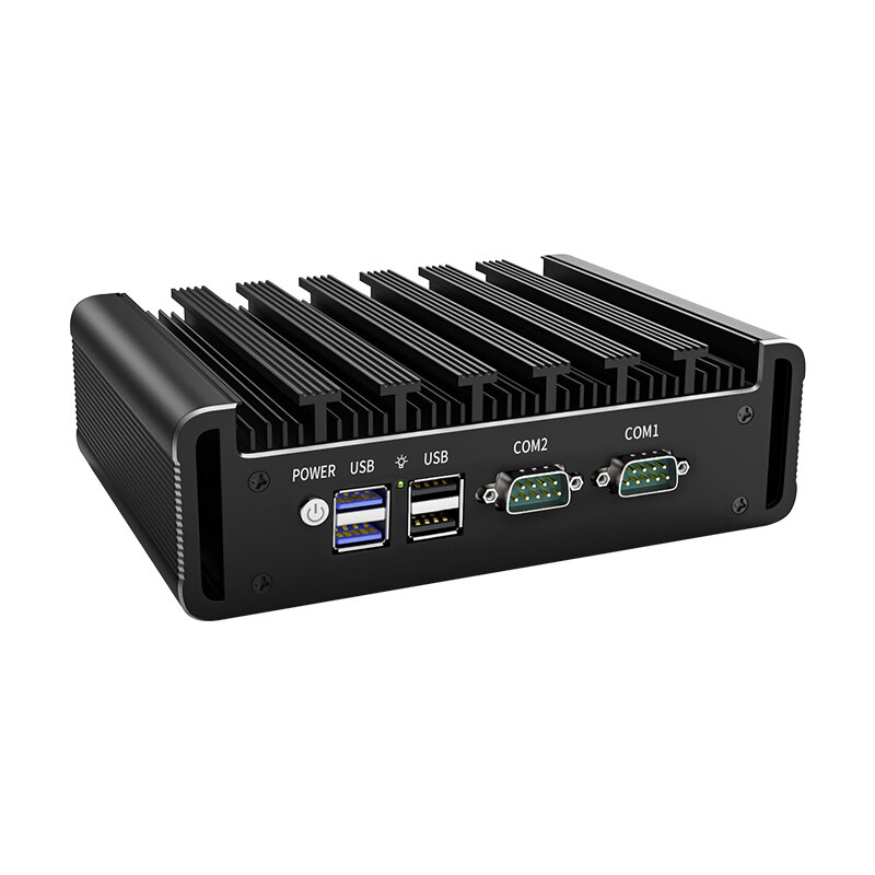 BKHD OEM ปรับแต่ง G31 4X2.5G Ethernet Fanless Mute Soft Router Pfsense Firewall Celeron J6412 Intel คอมพิวเตอร์ขนาดเล็ก2 COM DP + HD_MI