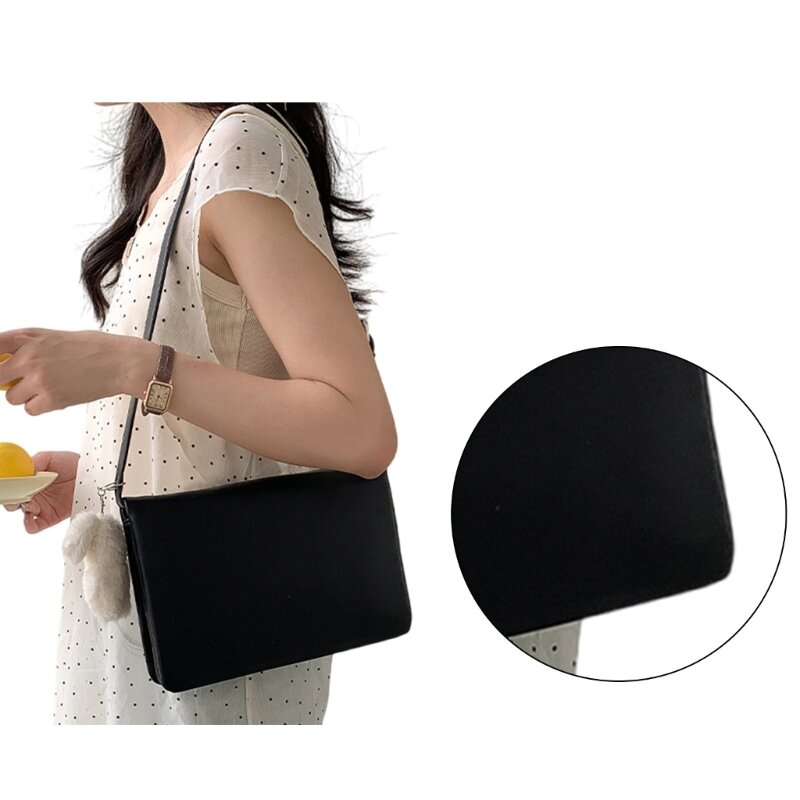 Elegante borsa a tracolla in pelle PU per donna Borsa a tracolla pratica alla per ascella per qualsiasi outfit