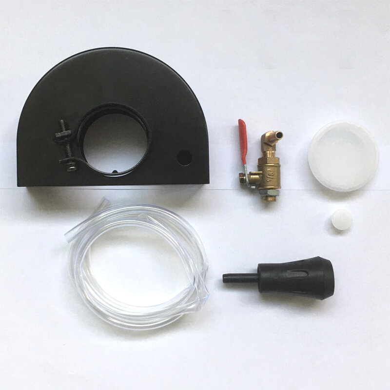 Acessórios ângulo moedor escudo multifuncional capa livre de poeira com bomba fácil instalar peças entalho roda guarda maior