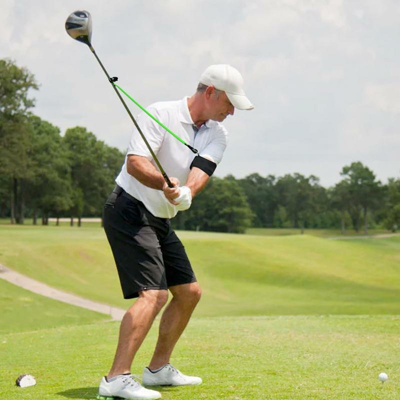 골프 트레이너 스윙 연습 로프, 조정 가능한 정확도 향상 및 어깨 회전 제어, 고성능