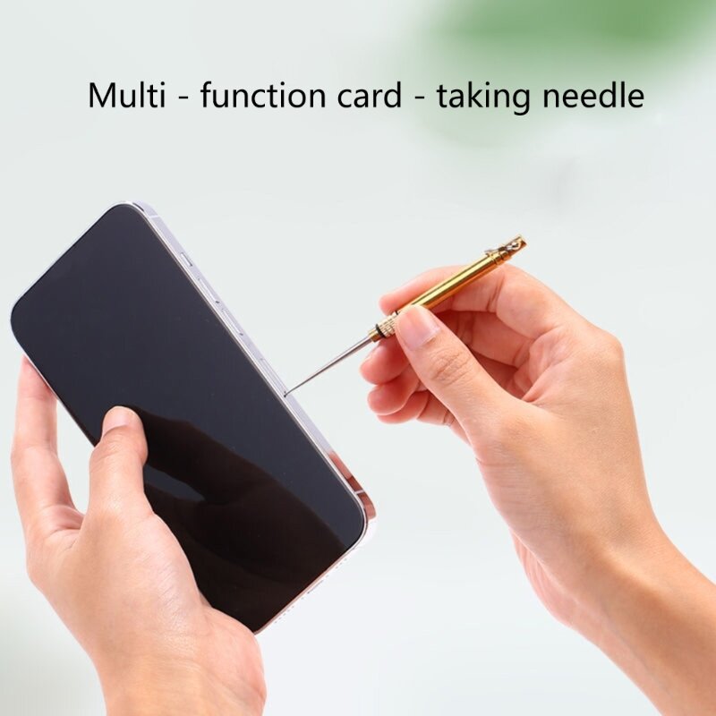 ABCD wadah kartu SIM membuka alat Pin pengganti jarum ejektor untuk ponsel
