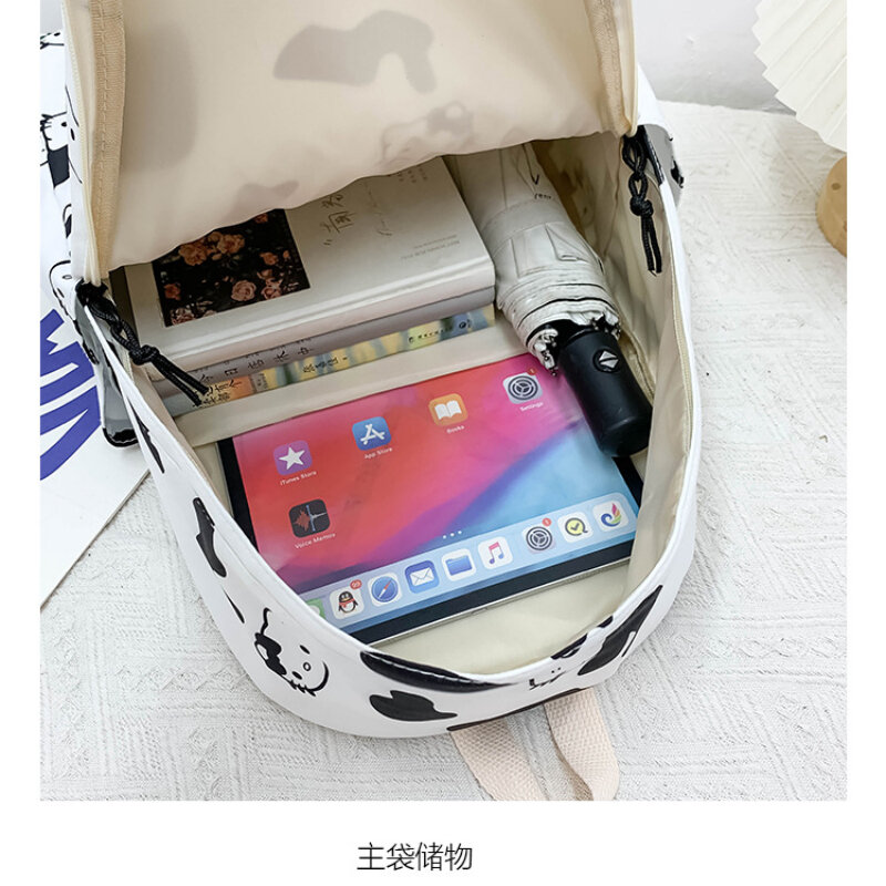 Рюкзак Hello Kitty Женский, милая вместительная школьная сумка с мультипликационным рисунком, японский портфель для средней и старшей школы