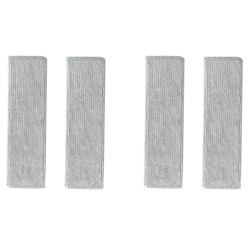 4 buah kain pel pembersih vakum nirkabel, komponen Aksesori pengganti pel penyedot debu nirkabel untuk Xiaomi Mijia G10 K10