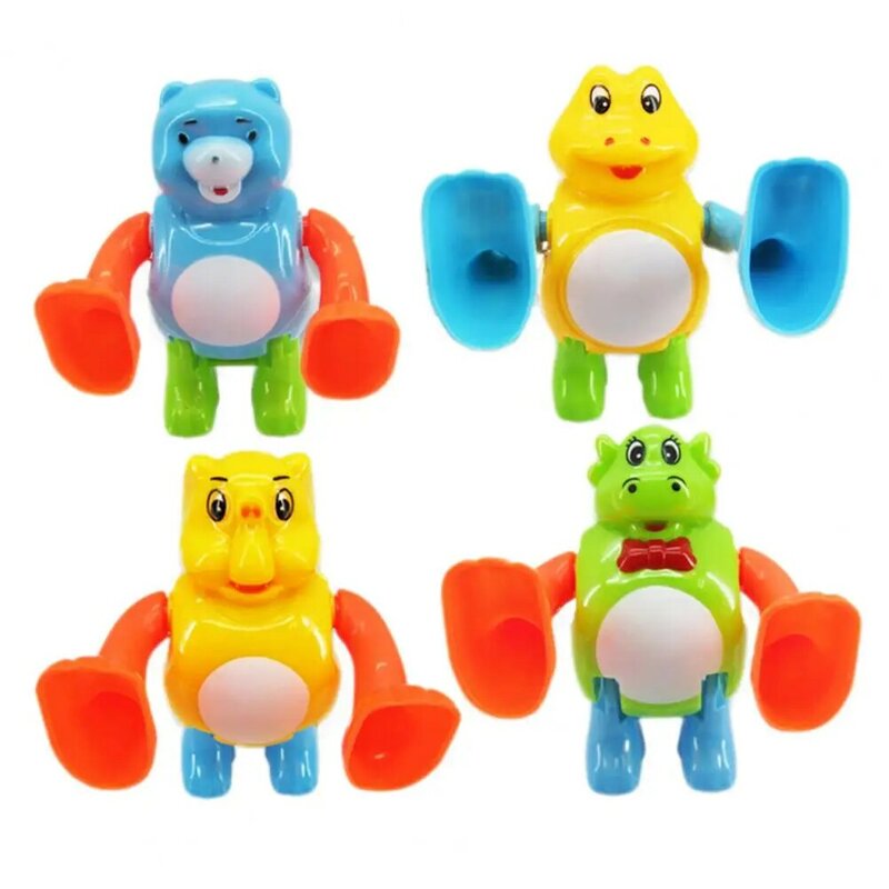 Brinquedo de salto animal dos desenhos animados para crianças, brinquedo criativo de corda, conjunto de relógios para meninos e meninas, sem design animal