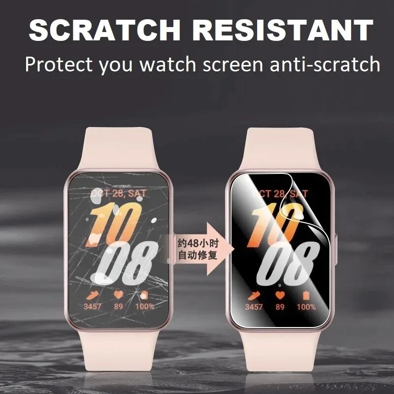 Pellicola idrogel per Samsung Galaxy Fit 3 proteggi schermo antigraffio in TPU trasparente per Smartwatch per Samsung Galaxy Fit3 non in vetro