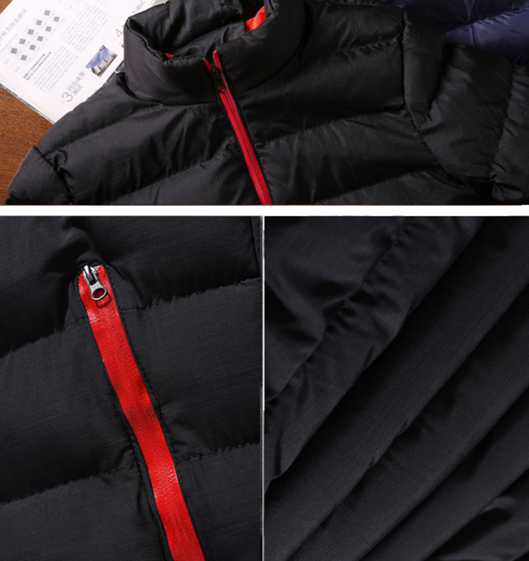 2022 Men Winter Thick Velvet Windproof Down Coat High Quality Male Waterproof Large Size Jacket