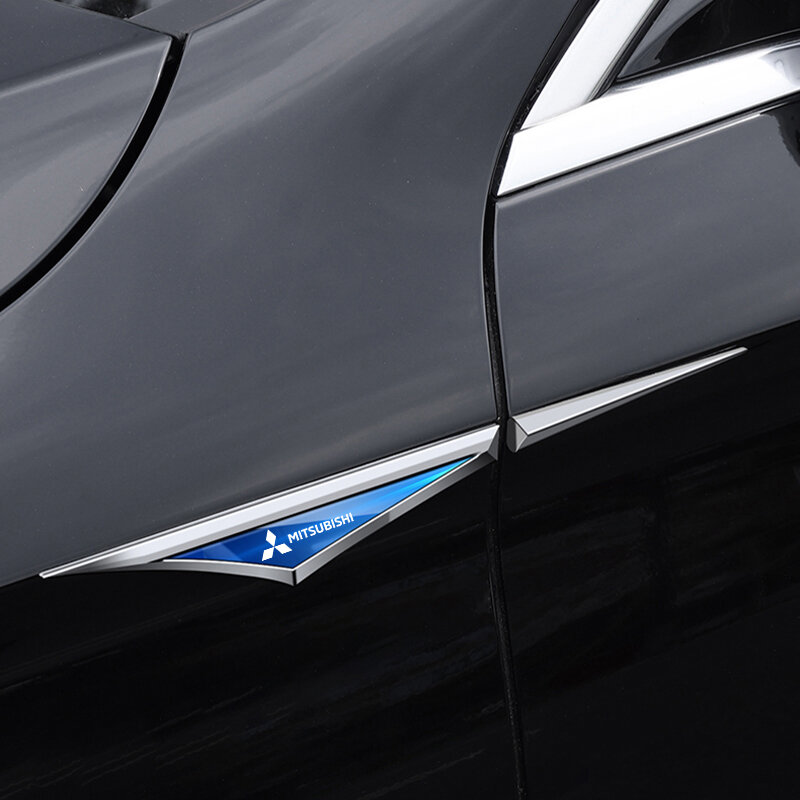 2 stücke Auto Seitentür Karosserie Haustür Metall modifiziert dekorative Zubehör für Mitsubishi Lancer Evo Ex Mirage Asx Pyjero Xpander