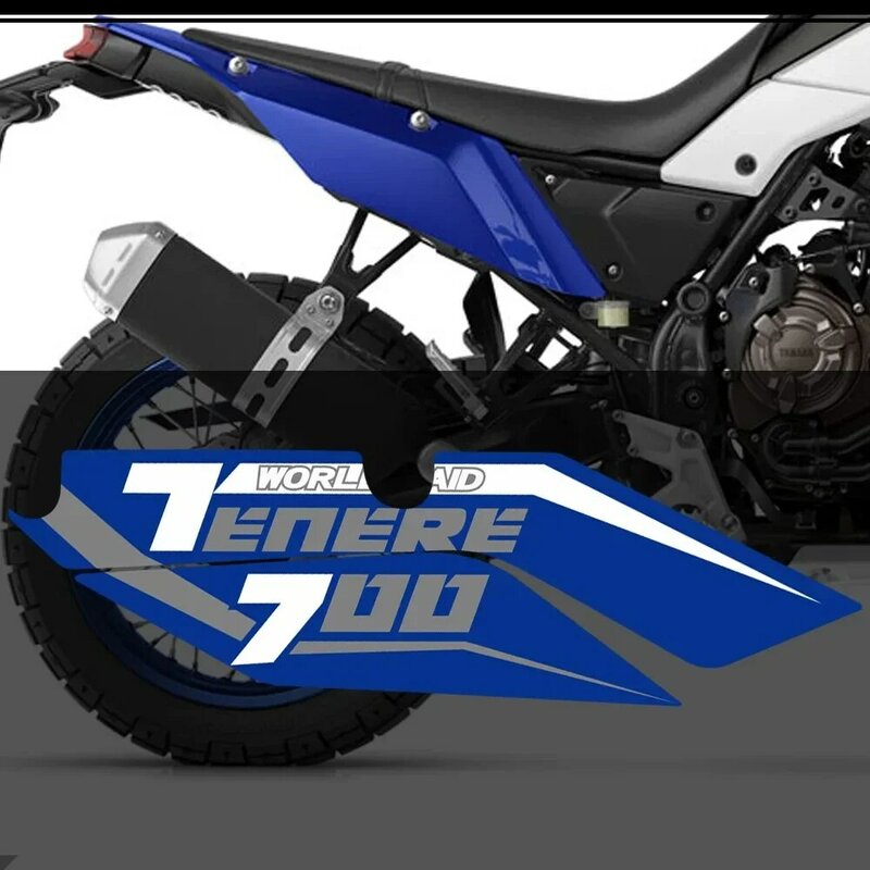 Motocicleta Combustível Tanque Decalques Pad Set, Kit Protetor, Tronco Protetor De Bagagem, Tenere T700 XTZ 700
