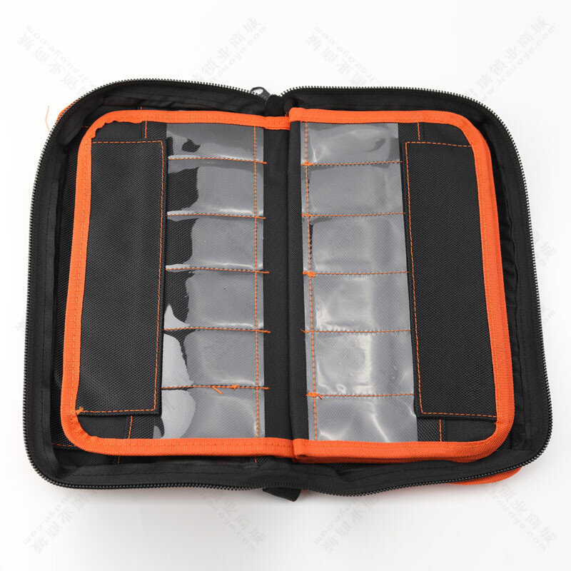 Lishi bolsa de herramientas 2 en 1, paquete de almacenamiento duradero portátil, bolsa de herramientas de cerrajero para herramientas Lishi y hoja de llave de coche KD/VVDI